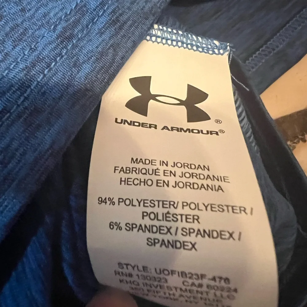 NWT Under Armour Atlantis Blue KIDS Hoodie - Picture 6 of 6